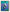 Tableau ethnique femme au poncho rayé bleu et blanc sur fond turquoise et violet