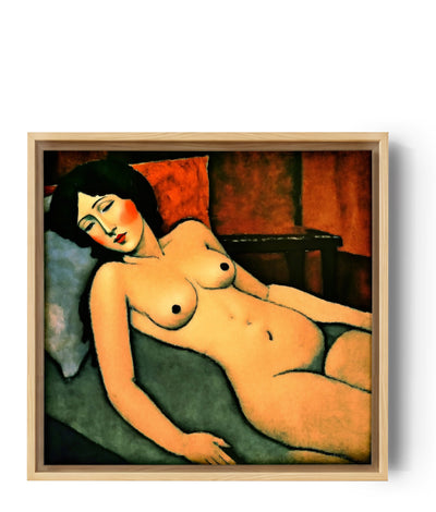 Cuadro lienzo mural mujer desnuda