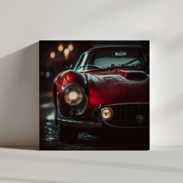 Red Vintage Ferrari Fine Art Photo Print - Grand, Majestic, Timeless Classic Car