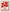 Tableau fleurs coquelicots rouges graphiques dans vase stylisé fond rose rayé art moderne