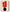Leinwandbild mit stilisierten roten und schwarzen Blumen in Vase – modernes, minimalistisches Kunstwerk auf beigem Hintergrund