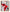 Tableau fleurs rouges style contemporain abstrait, fond blanc et noir avec éclaboussures