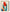 Tableau fleurs tulipe rouge orange géométrique feuilles vertes bleues style moderne minimaliste