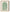 Tableau islamique calligraphie arabe Alhamdulillah en blanc sur fond vert sauge minimaliste