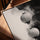 Tableau lanternes japonaises encre de Chine pour bureau minimaliste