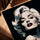 Portrait femme glamour noir et blanc tableau pour salon chêne-doré