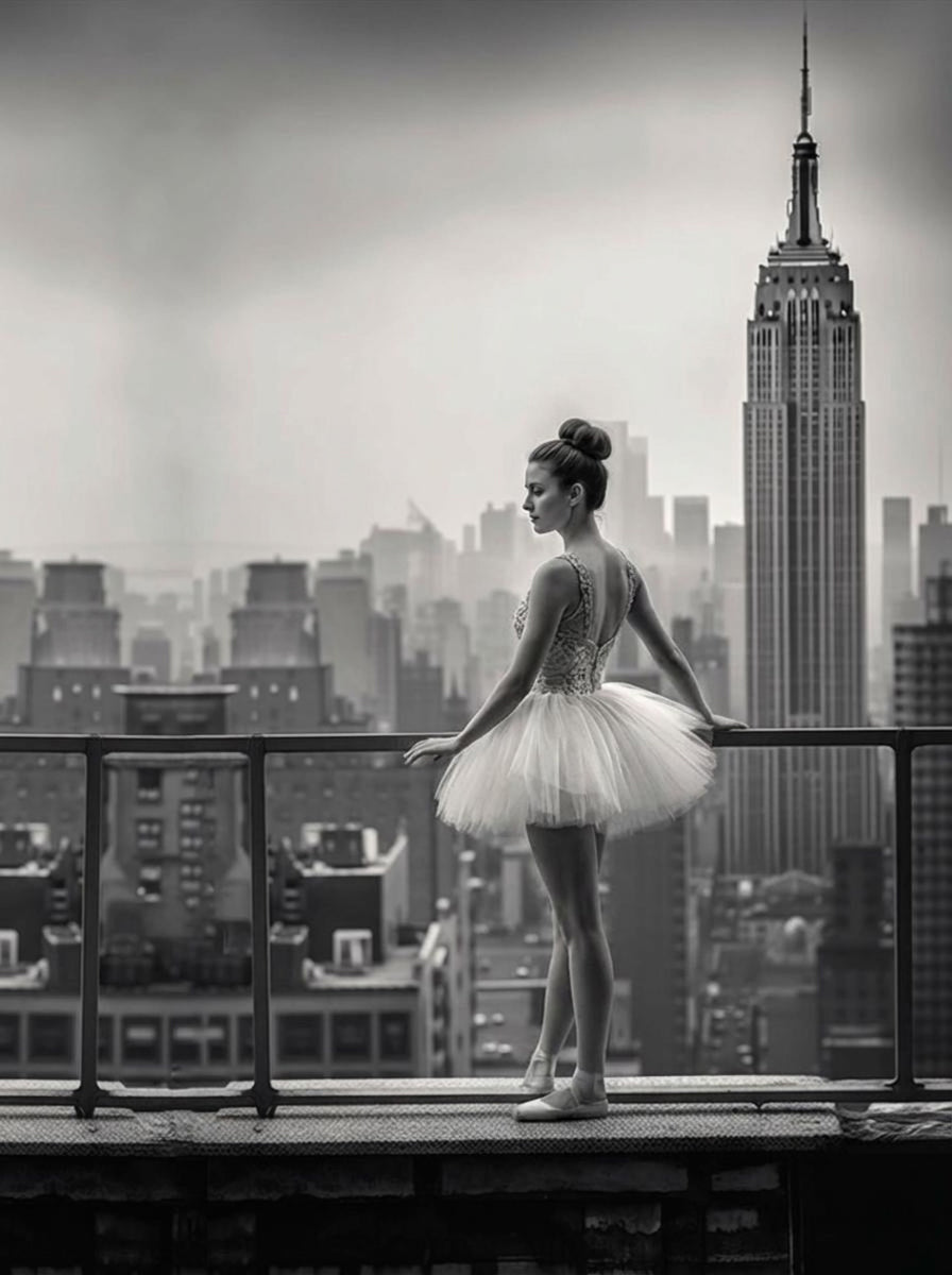 Toile Ballerine New York - Vue vertigineuse