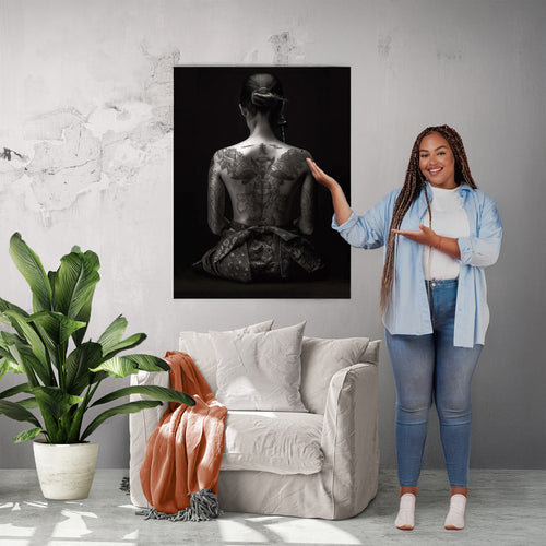 Wall art sized 29.5x39.4 in