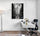 Black and white New York City canvas wall art - urban NYC print for modern office decor