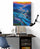 Small wall art with a colorful rice field, majestic and enchanting landscape