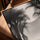 Black and white African tree silhouettes canvas wall art for Scandinavian living room decor