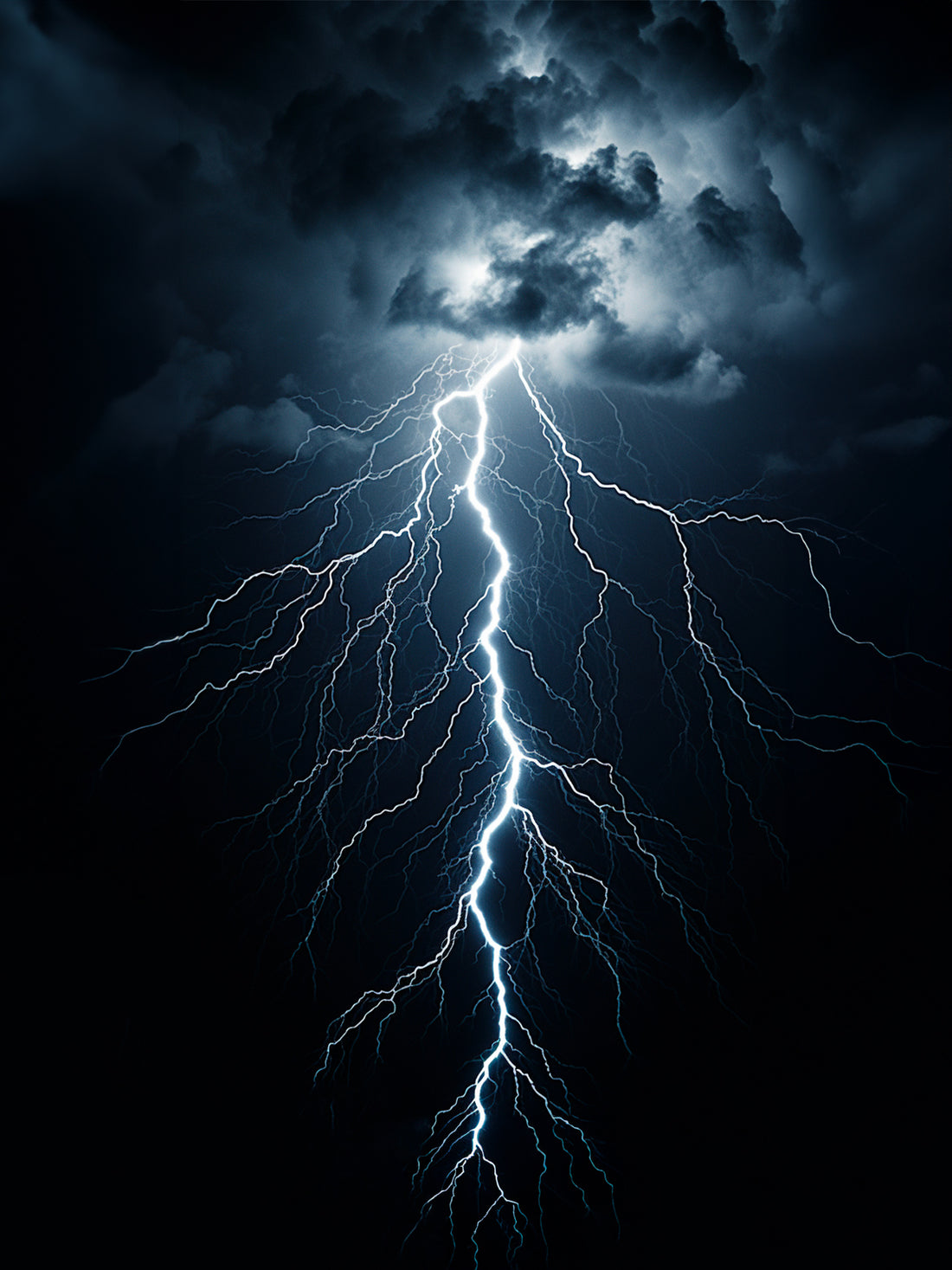 Stormy Sky Lightning Wall Art - Nature's Fury