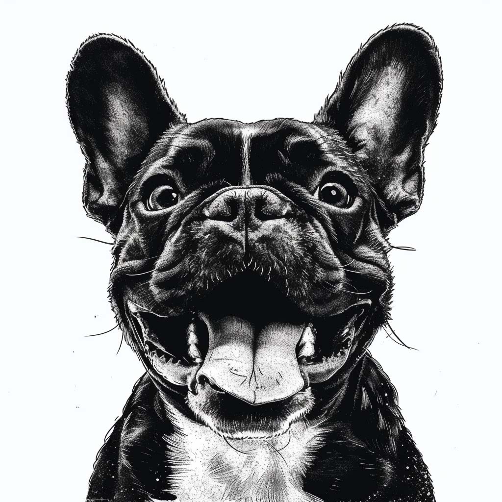 Bulldog Canvas Wall Art – Regal Dog Portrait