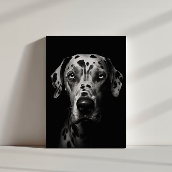 Monochrome custom pet portrait from your photo