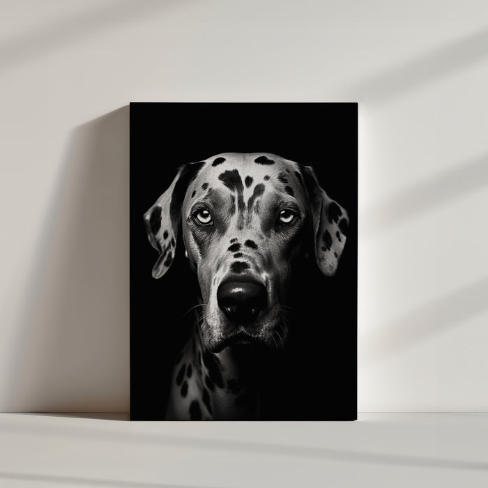 Monochrome custom pet portrait from your photo