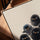 Poussins noirs encre de Chine tableau pour bureau scandinave minimaliste