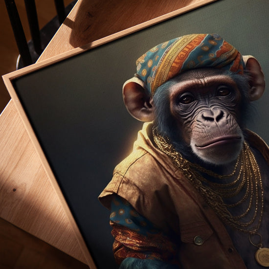 Hip Hop Monkey Street Style Decorative Wall Art for Living Room