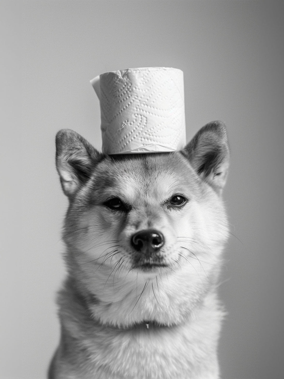 Shiba Inu Bathroom Wall Art - Funny Toilet Decor