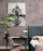 Tiger and Taj Mahal wall art decorating a chic bedroom