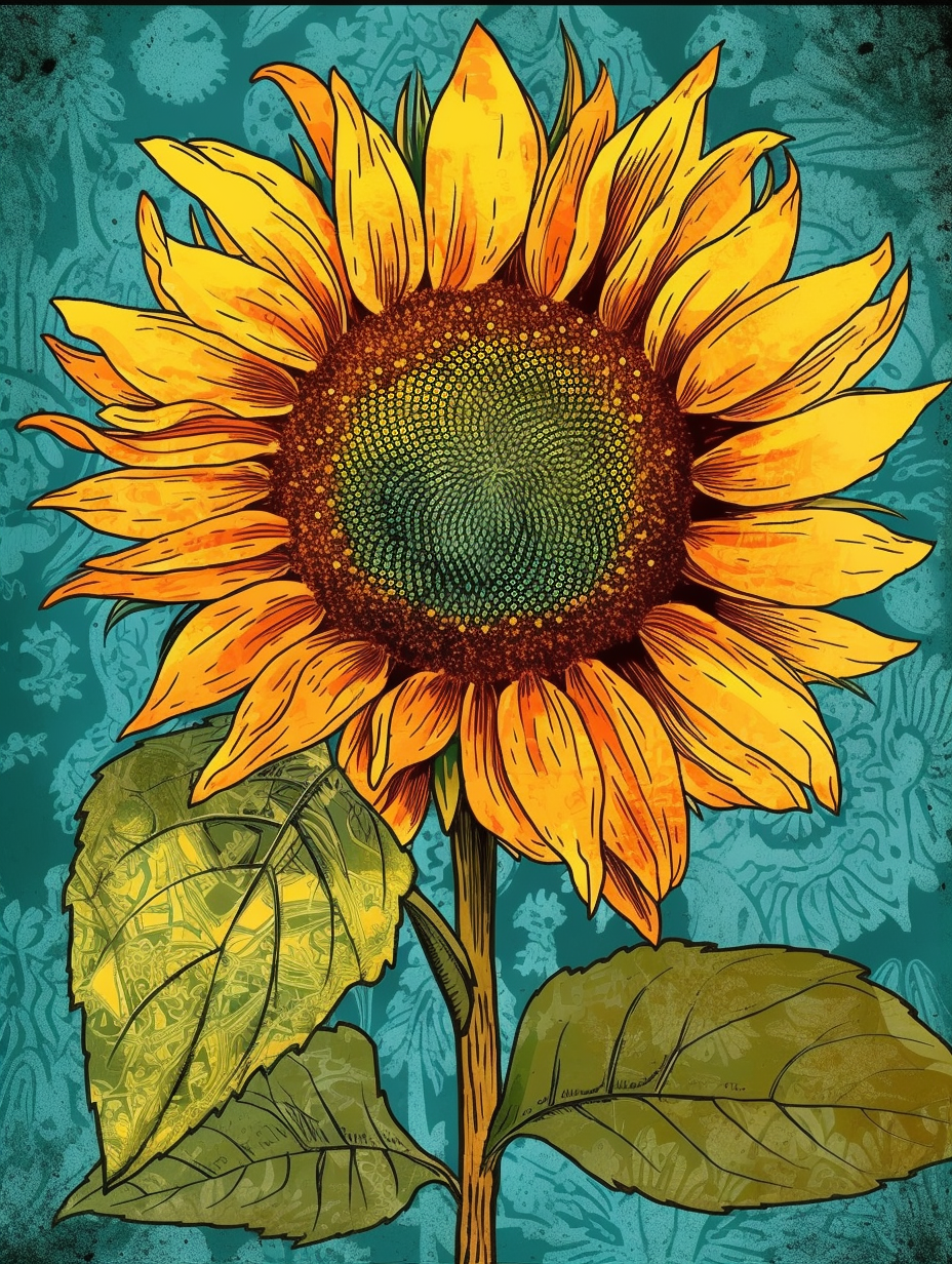 Tableau Tournesol - Éclat de vitalité