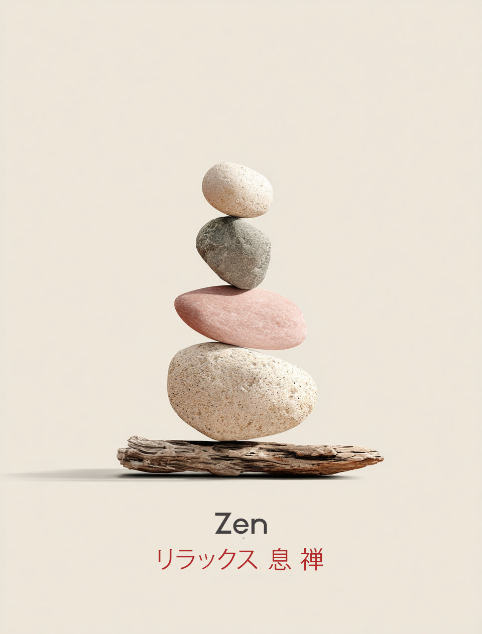 Japanese Zen Canvas Wall Art - Breath & Balance
