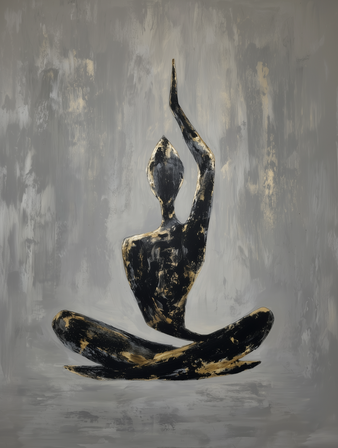 Tableau décoratif Méditation en lotus - Aura apaisante