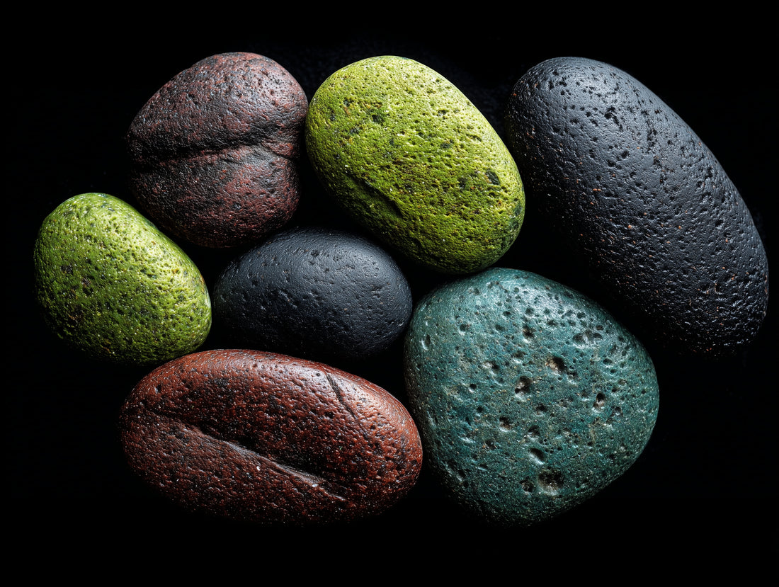 Zen Pebbles Canvas Print – Colorful Stones Wall Art for Serene Decor