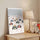 Tableau chambre bébé voitures de course colorées vintage décoration murale enfant commode doudou