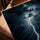 Stormy sky lightning wall art canvas for minimalist office decor