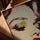 Portrait femme glamour lèvres rouges toile pour salon minimaliste