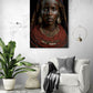 tableau mural salon portrait photo de femme africaine