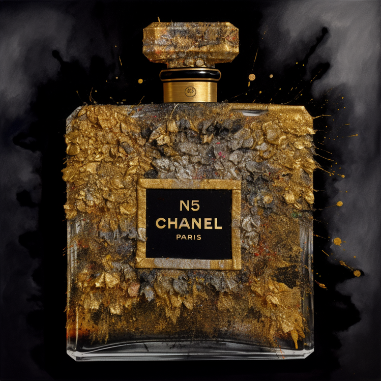 Tableau Chanel N°5, élégant, raffiné, intemporel, personnalisable.