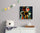 Playroom wall decor featuring multicultural dolls illustration