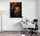Canvas wall art showcasing the mesmerizing gaze of a lion cub