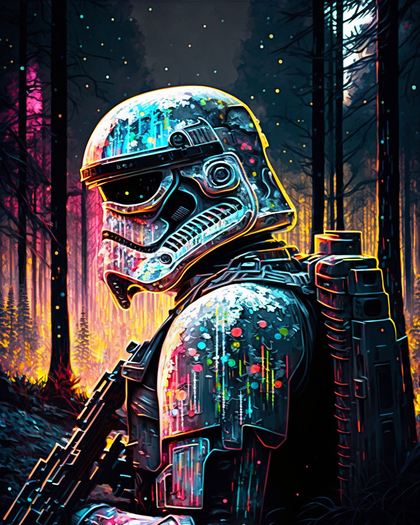 Tableau Star Wars Storm Troopers
