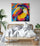 Pop Art Toucan canvas print for bedroom wall decor, close-up of a vibrant exotic bird