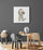 Zebra Nursery Decor Portrait, Pastel Childlike Illustration for Baby Room