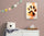 Cute Dog Paw Print Nursery Wall Art