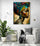 living room decor painting woman with turban