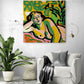 tableau femme nue inspiré de l'art de Matisse