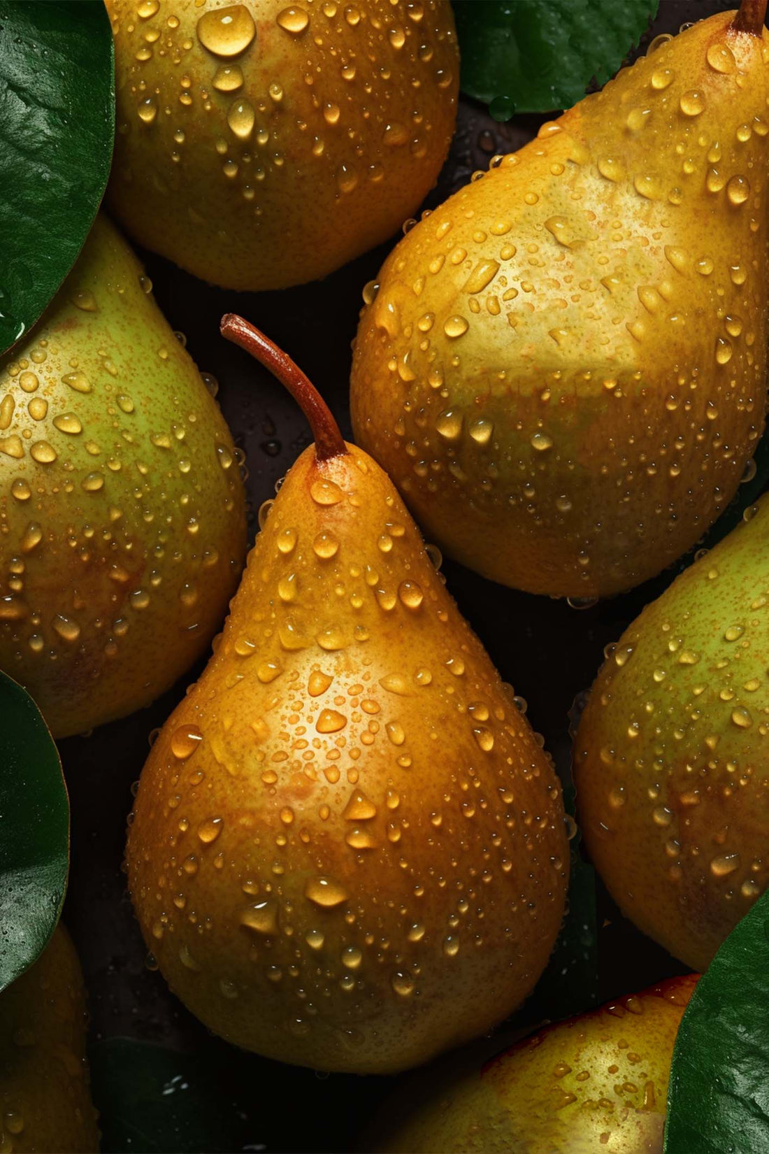 Pear Canvas Print - Fresh, Juicy Kitchen Wall Art