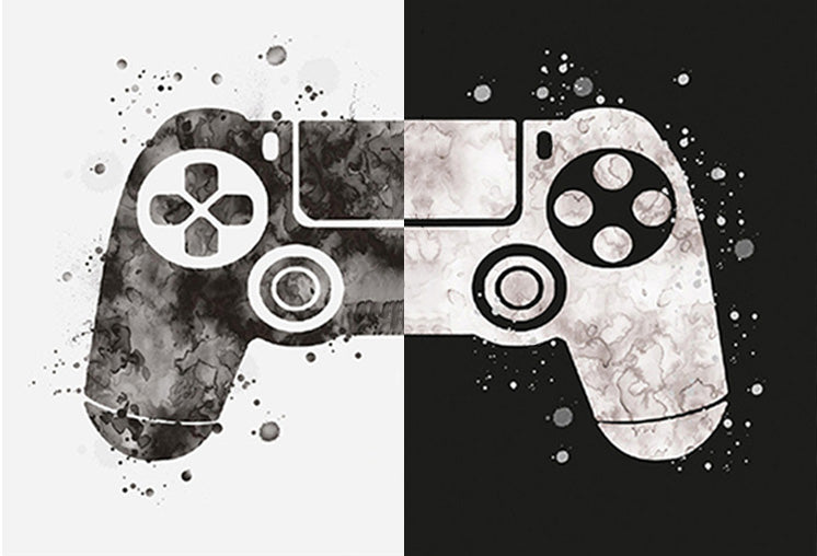 Gaming Canvas Wall Art - Vibrant Universe