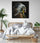 Custom interior decor wall art, unique Native American portrait painting on canvas