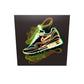 Tableau plexiglas de la chaussure Nike Air Max en néon