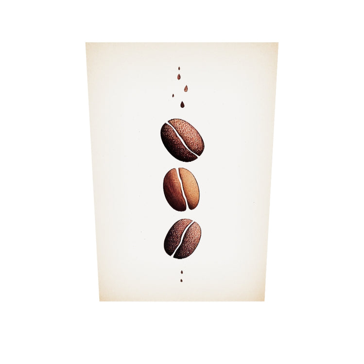 tableau plexiglas cuisine avec grain de café
