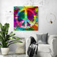 Tableau mural hippie peace and love coloré pour salon