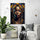 Pop art living room wall art, portrait of African woman's beauty